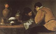 VELAZQUEZ, Diego Rodriguez de Silva y Two boy beside the table china oil painting artist